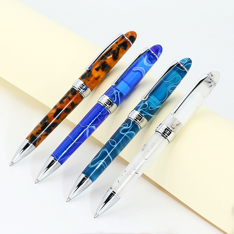 015 Colorful Hand Polished Luxury Gift Package With Customized Logo Acrylic Ballpoint Pen